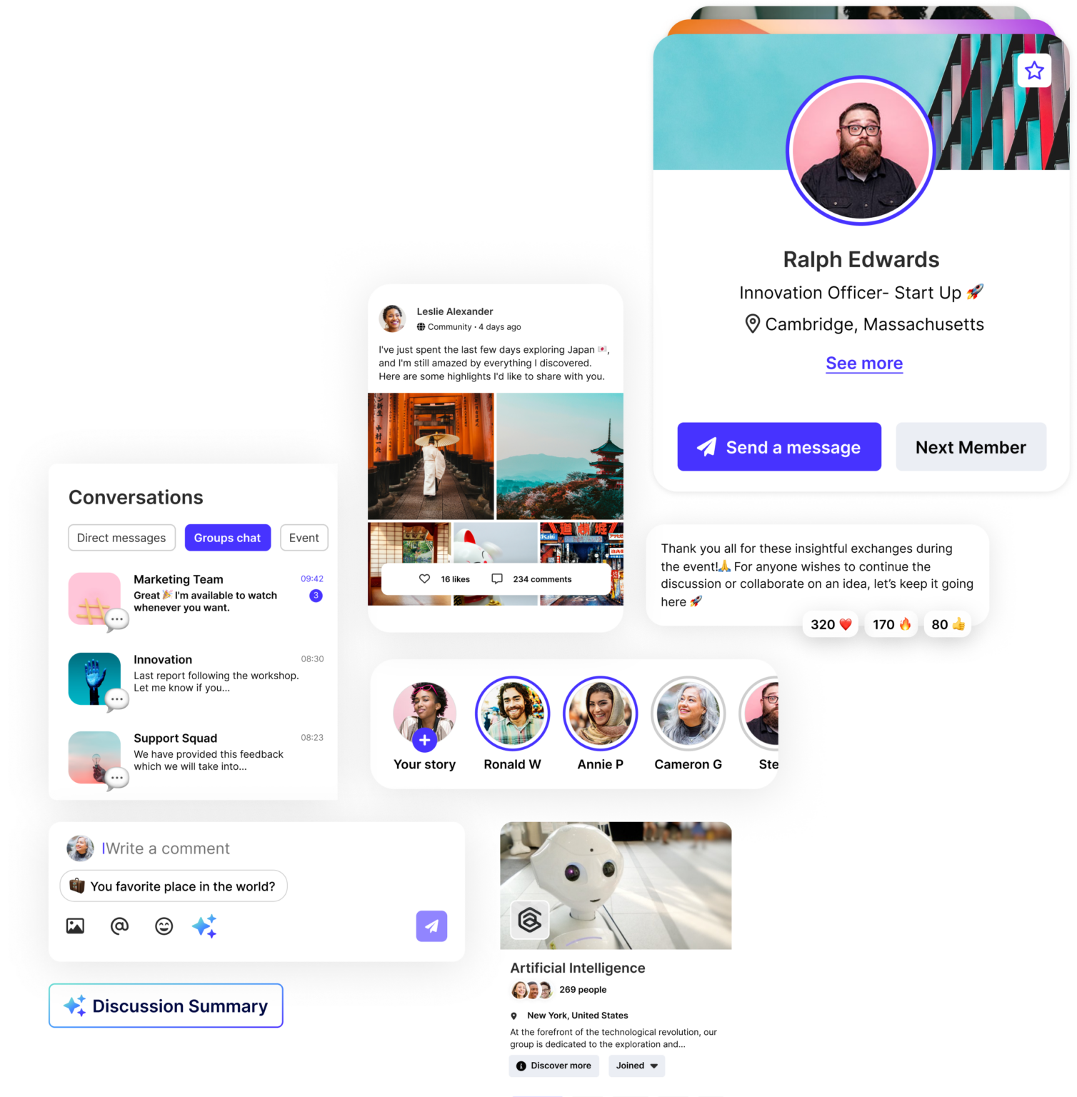 Features Page - Hivebrite