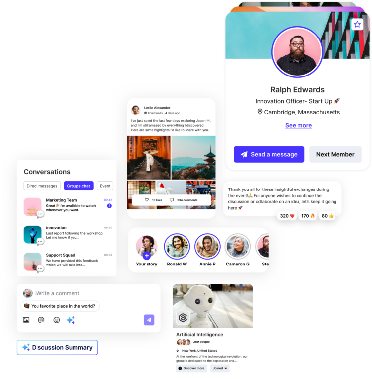 Features Page - Hivebrite