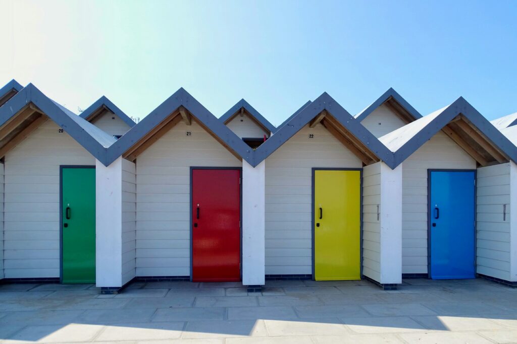 beach huts